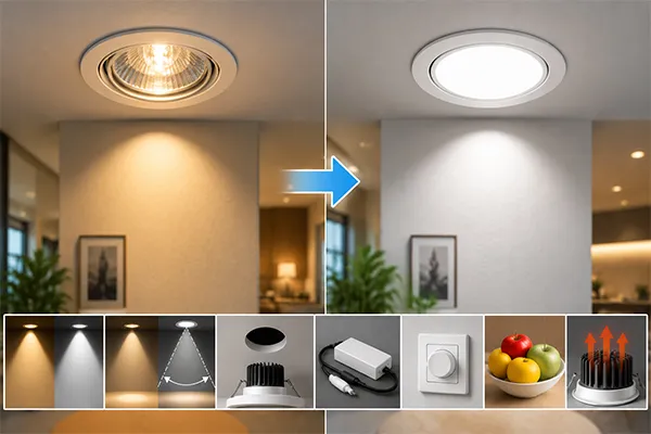 LED Downlight vs Traditional Halogen Lighting: Which Is Right for Your Retrofit?